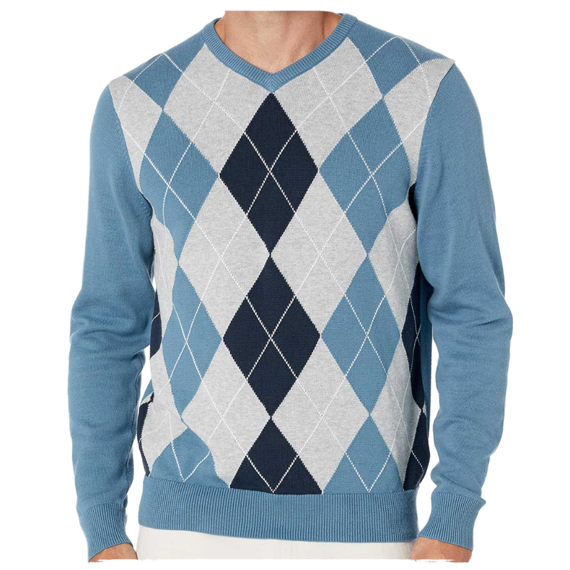 Men V Neck Vest Crop Knitted