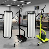 Panneau réflecteur LED PDR robuste 950x260mm pour la réparation des bosses, avec support réglable, lumière LED PDR