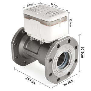 DN100 R160 Integrated Flange Connection Ultrasonic 304 Stainless Steel, 4G Communication Smart <b>Water</b> <b>Meter</b> 304 Stainless Steel W - Product Image 2