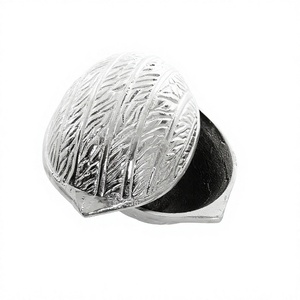Tazón de chocolate de aluminio color plata, tamaño y forma personalizados, tazón de chocolate del fabricante y proveedor - Product Image 1