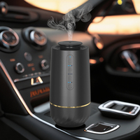 Diffuseur de voiture électrique portable en plastique rechargeable 1000 mAh personnalisé OEM avec batterie au lithium et fonction aromathérapie tendance