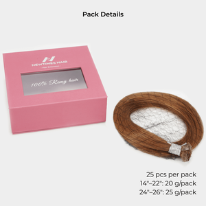 Extensiones de <span class=keywords><strong>Cabello</strong></span> Humano Remy con Punta Plana Pre-Adherida, Color <span class=keywords><strong>Balayage</strong></span>, Doble Trama, <span class=keywords><strong>Cabello</strong></span> Chino al por Mayor, MOQ 50g - Product Image 5