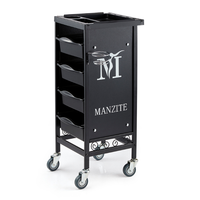 Chariot de salon de coiffure en gros pour la beauté maquillage salon de coiffure armoire chariot de barbier