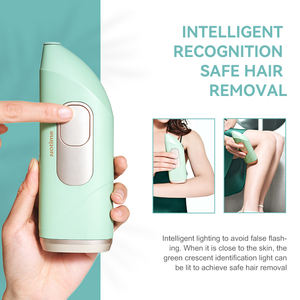 ชุดมือถือไฟฟ้าแบบพกพาสำหรับใช้ในบ้านคืนความเย็นให้ผิวอ่อนเยาว์ด้วยเลเซอร์ของผู้หญิงอุปกรณ์กำจัดขน IPL - Product Image 2