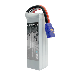 Batterie AMPXELL 11.1v 22.2v 5000mah pour drone RC, avion, UAV, bateau RC AMX-FPV50006S1P OEM/ODM Li-Polymère 11.1V 22.2v 6 - Product Image 2