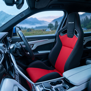 Siège de voiture sport réglable pour adulte personnalisé, tissu Speedster, cadre en acier léger et robuste, mousse moulée par injection à froid - SSCUS - Product Image 1