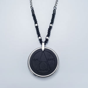 Energinox Nuevo <span class=keywords><strong>Colgante</strong></span> de Piedra Volcánica Negra Natural para el Alivio del Estrés, Curación, Ciencia Cuántica, Bioescalar, Energía de Iones Negativos - Product Image 5