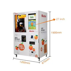 Micron Venda Direta da Fábrica Natural Suco de Frutas Frescas Suco de Laranja Máquina de Venda Automática