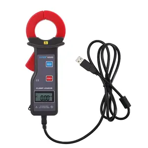 Medidor de abrazadera de corriente de fuga automática, medidor Digital de abrazadera de 0.01mA-300.0A, ETCR6500