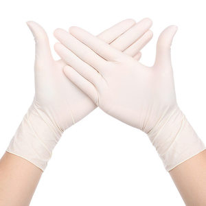 Gants d'examen médical jetables Hons en latex sans poudre, texturés, antidérapants, pour chirurgie, blancs, tailles S M - Product Image 5
