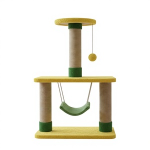 ที่ลับเล็บแมวคุณภาพสูง Amistar Lime & Lemon Delight Cat Tower สำหรับแมวทุกขนาด - Product Image 1