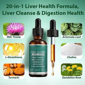 OEM ODM 30ml Gouttes pour la Santé Hépatique Adulte, Huile de Chardon-Marie Vitaminée, Liquide Oral avec Compte-gouttes, Améliore la Densité Osseuse et la Santé du Foie - Product Image 4