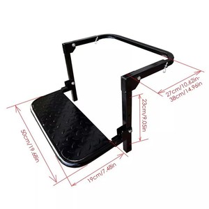 Polaris Utility Vehicle Folding Step <b>Ladder</b> Carbon Steel Black D2683 - Product Image 2