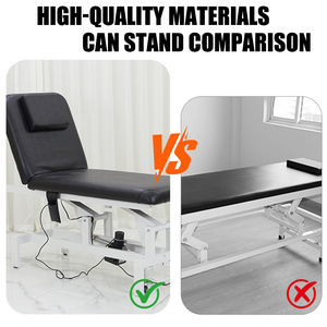 Camilla de <span class=keywords><strong>Fisioterapia</strong></span> Eléctrica Multifuncional con 2 Motores, Mesa Ajustable para Quiropráctica y Osteopatía - Product Image 5
