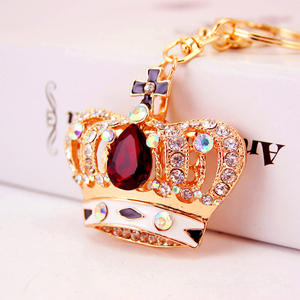 إكسيسوارات سلسلة مفاتيح وحقائب وحلويات فاخرة مزينة بمجوهرات ذهبية ووردية فاتنة معدنية بحجر الراين - Product Image 2