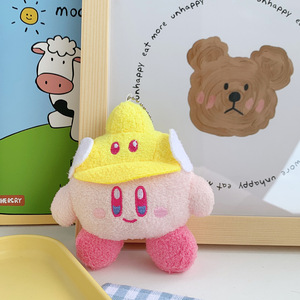 Nuevo Modelo de Peluche de <span class=keywords><strong>Kirby</strong></span> con Gorro de 12 cm, Adorable Muñeco de Peluche de <span class=keywords><strong>Kirby</strong></span>, Muñeco de Peluche de Anime, Colgante para Bolsa, Adorno - Product Image 5