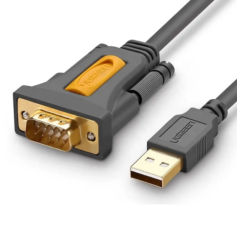 Ugreen Kabel Adaptor Konverter Serial USB Ke RS232 DB9 Pria Wanita