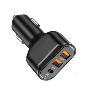 New 30W PD+QC3.0 Dual USB & Type-C Fast Car <b>Charger</b> with 2.4A Output for Laptop - Product Image 5