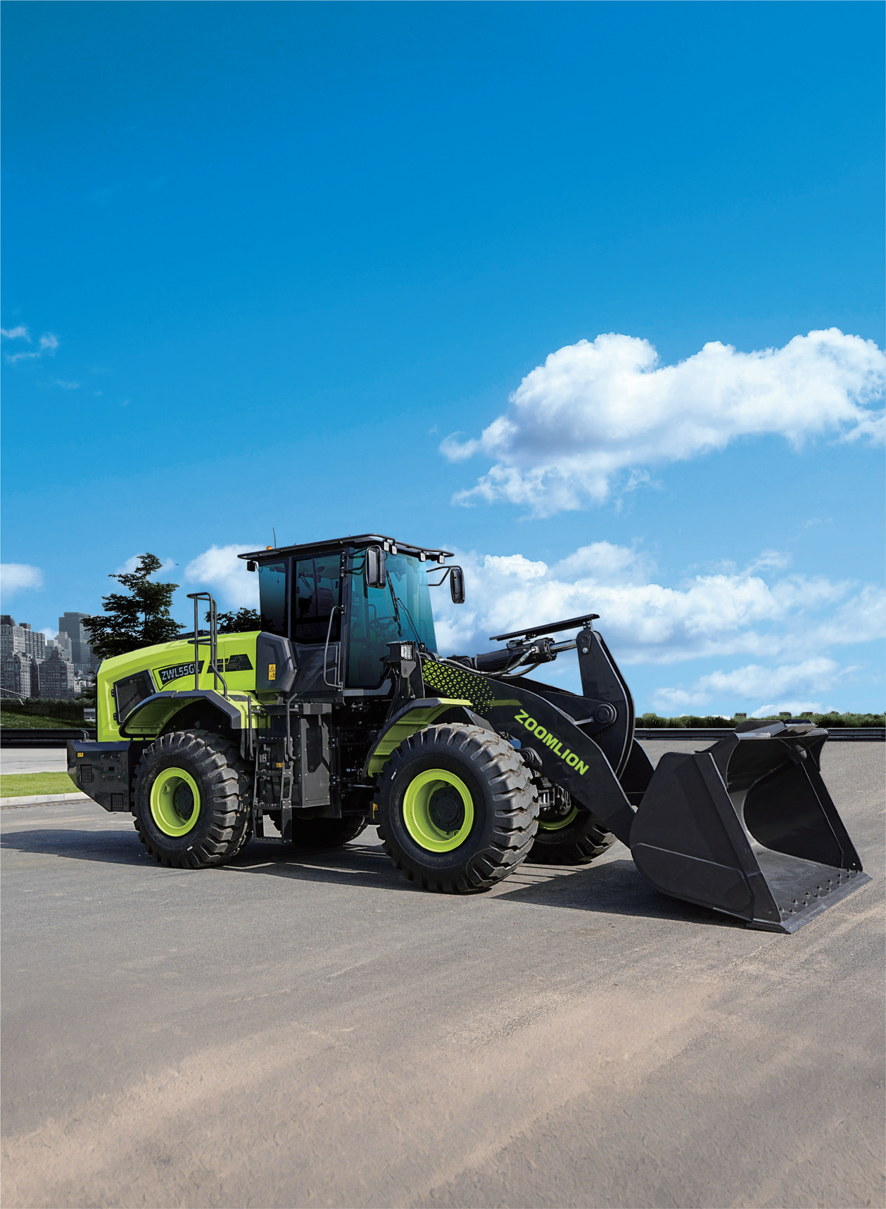 ZOOMLION ZWL55GE 5 Ton Diesel Fuel Front Wheel Loader