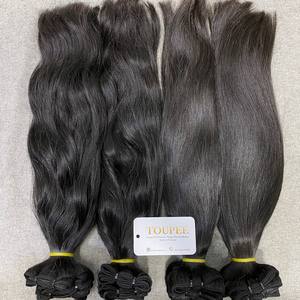 Cabello Virgen Vietnamita al Por Mayor Sin Procesar, Cabello a Granel de 8 Pulgadas de Longitud Corta |   Extensiones de Cabello Humano Natural en Paquetes de 100g |   Directo de Fábrica - Product Image 5