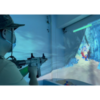 Machine de tir VR/AR pour gagner de l'argent, simulateur de tir VR, tir au laser, jeu de projection interactif pour usage commercial