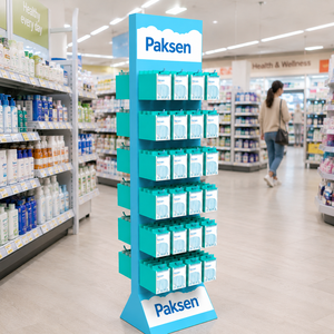 Unité en carton à double crochet pour équipement médical, impression HD, installation facile pour les pharmacies - Product Image 2