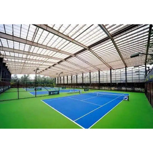 Cancha de Voleibol Interior Multiusos con Estructura de Acero - Instalación Versátil para Escuelas y Comunidades, Diseño Ecológico y Sostenible - Product Image 1