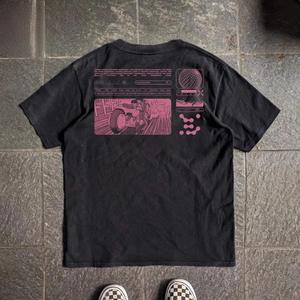 Camiseta de manga corta blanca y negra con estampado gráfico de <span class=keywords><strong>Akira</strong></span>, diseño frontal y trasero, ropa de calle informal, unisex, holgada, cómoda, de algodón - Product Image 4