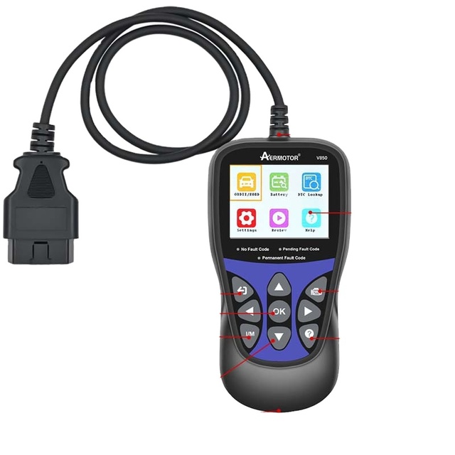 v850 OBD2EOBD CODE READER Car scanner