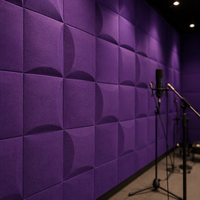 Panneau mural acoustique en feutre polyester certifié GRS écologique, insonorisant pour salle de conférence
