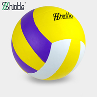 Ballon de volley-ball Shinho EU PPWR REACH Pass avec logo personnalisé, en caoutchouc écologique, excellent rebond pour l'entraînement en salle, en extérieur et sur la plage