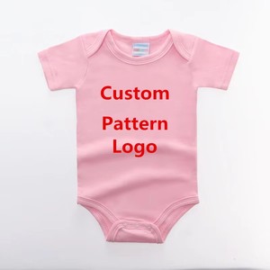 Oem Custom Newbron vestiti per neonata tinta unita tutina pettinata 100% da bambina in cotone semplice vestiti per ragazzi tutine per bambini - Product Image 3