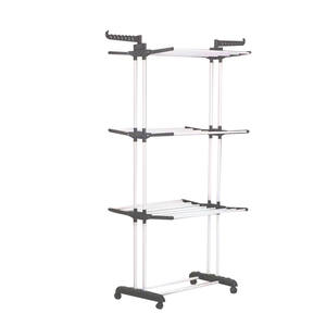 Actualización barata, <span class=keywords><strong>tendedero</strong></span> plegable de 3 capas con alas, <span class=keywords><strong>tendedero</strong></span>, estante de exhibición de lavandería - Product Image 5