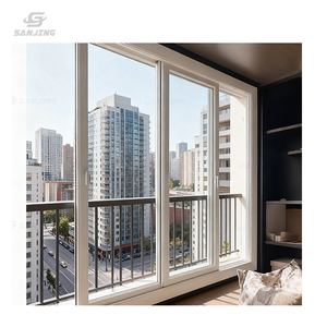<span class=keywords><strong>Finestra</strong></span> <span class=keywords><strong>Scorrevole</strong></span> in Alluminio a Doppio Vetro Personalizzata dal Design Moderno per Balcone e Villa, Efficiente dal Punto di Vista Energetico - Product Image 4
