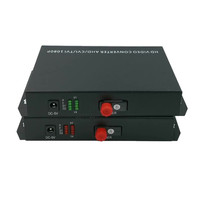 4CH Analog Video BNC genişletici HD AHD CVI TVI 1080P optik Fiber Video dönüştürücü bölücüler ve dönüştürücüler