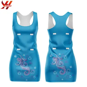 new fashion top quality sublimation netball uniform free design