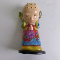 Hochwertige Maßgefertigte Umweltfreundliche Harz-Figur: Buddhistische Reise in den Westen, Tang-Mönch Sammlerstück, Geschenk, Heimdekoration