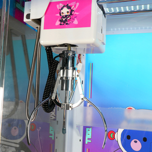 Grande machine à cadeaux pour enfants, à monnayeur et code QR, type grue à pinces pour boîtes mystères, snacks et peluches, avec joystick - Product Image 5