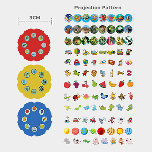 Meja Aktivitas Anak 2 in 1 dengan Proyektor Batu Bata Jerapah Pintar Musik untuk Balita, untuk Menconteng dan Menggambar - Product Image 4