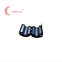 Suppresseur de surtension à clipser économique avec noyau en ferrite pour la réduction des interférences électromagnétiques (EMI) des appareils sans fil à câble rond