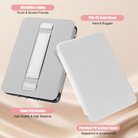 Étui double laminé en TPU de 7 pouces pour Kindle Paperwhite 12e génération (2025/2024) modèle KPW6, motif tissu, sangle souple, réveil/veille automatique