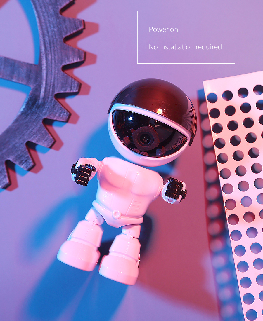 RSH  4X Digital Zoom AI Human Detect PTZ Indoor Wifi IP Camera Surveillance 1080P HD PTZ Wireless Camera