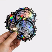 Etiquetas Holográficas Resistentes al Agua, Adhesivas, con Logotipo Privado Impreso, Reflectantes, de Primera Marca PT, Venta al Por Mayor