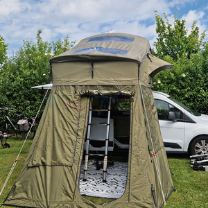 Soft Shell Solar Panel Roof <b>Top</b> Tent Charging Auto Roof Tent Pickup 4wd 4 Person Rooftop Tent Offroad Camping Adventure - Product Image 4