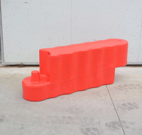 Barrera de Protección Portátil, Vallas de Seguridad, Barandas de Protección, Barricadas de Plástico Personalizadas para Karting