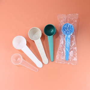 10g 20ml buğday samanı gıda kahve kaşığı Compostable biyobozunur çevre dostu ölçüm kaşık proteini - Product Image 3