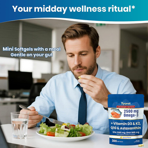 Cápsulas blandas de Omega 3, Vitamina D3 y Vitamina K2 de alta calidad de marca privada que favorecen la salud del corazón, el cerebro y la inmunidad. - Product Image 5