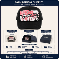 Casquette Trucker OEM 5 Panneaux en Mousse avec Logo 3D Brodé Personnalisé, Fabrication BSCI pour Grossistes, Style Y2K, MOQ Bas