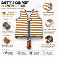 Gilets de sauvetage Solas approuvés CE, imperméables, à séchage rapide, pour apprendre à nager, gilet de sauvetage de sécurité pour bébé, gilet de sauvetage surdimensionné pour enfants