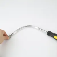 Jeu de tournevis en acier inoxydable souple de 31 pièces 1/4, embout de perçage flexible à ressort multi-usage, douille de tournevis à écrous, réparation DIY